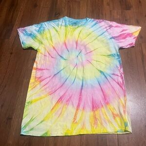 Colorful Tie-Dye Short Sleeve Tee